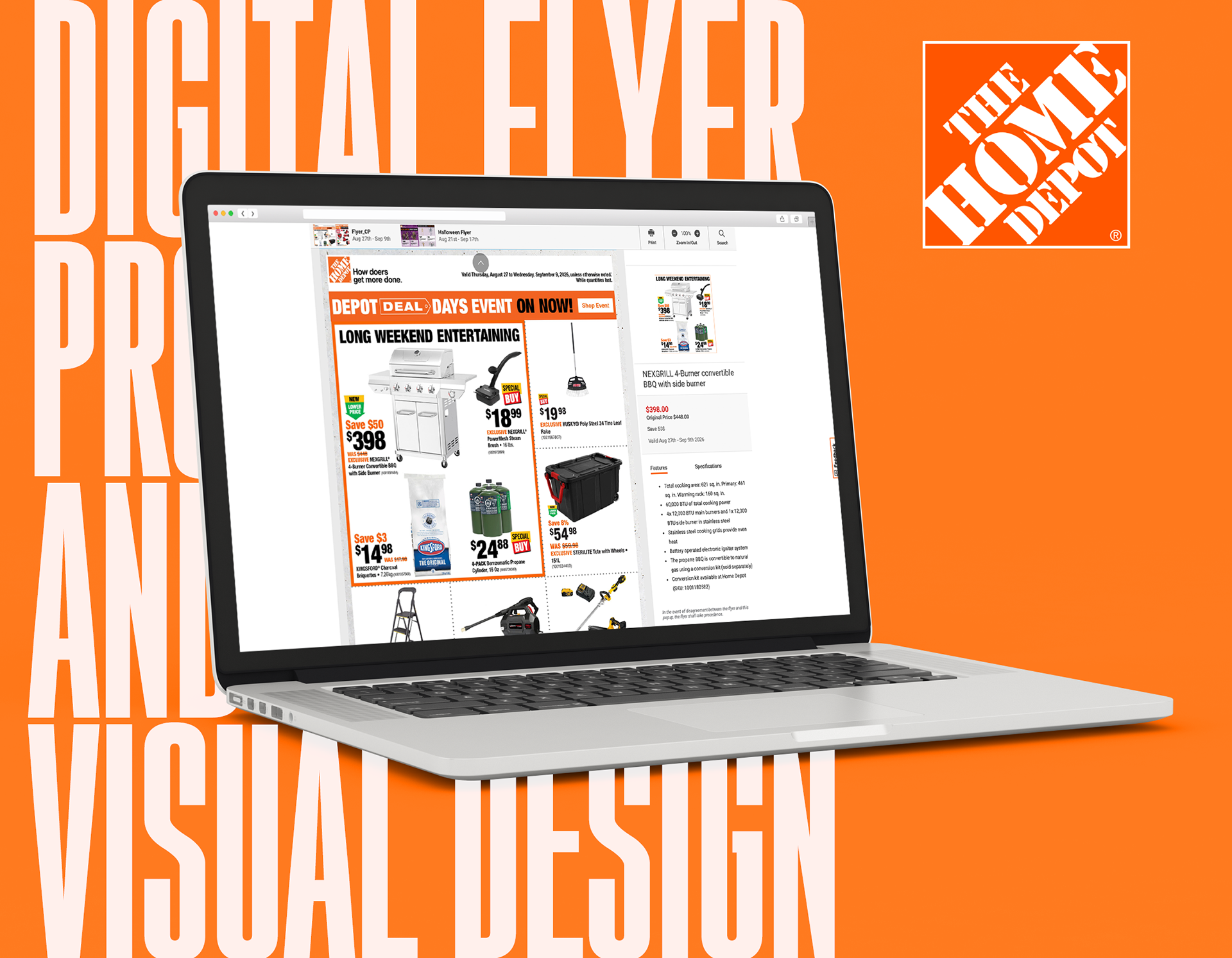 Home Depot Canada promotional design
